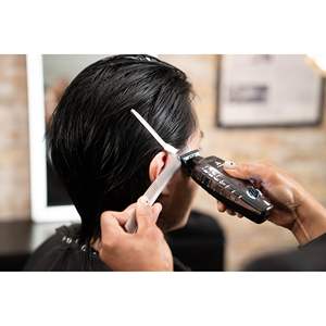 Recortadora de Barba Eléctrica Inalámbrica de Iones de Litio, Cuchilla Ajustable de Acero Inoxidable, Base de Carga USB para Uso Doméstico y en Autocaravanas - Product Image 2