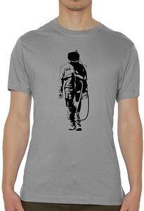 เสื้อยืดแขนสั้นสีดำสำหรับผู้ชาย พิมพ์สูตรฟิสิกส์ด้านหน้า ทรงปกติ คอกลม ลำลอง ผ้าฝ้าย 100% เนื้อนุ่ม - Product Image 3