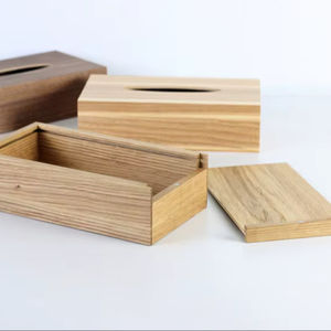 Luxury Walnut Tissue Box | Wooden <b>Paper</b> <b>Holder</b> for Bathroom & Living Room | Modern Desktop Storage Case | Home Decor Organiser - Product Image 1