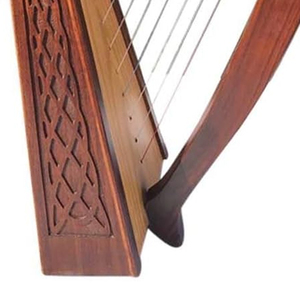 Arpas irlandesas hechas a mano de alta calidad, de madera con contraste de color, accesorios para instrumentos musicales - Product Image 6