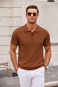 <b>High</b> Quality Eco-Friendly Breathable Anti-Wrinkle Quick Dry Short Sleeve Regular Fit for <b>Shirts</b> <b>Men</b> Factory Made Turn <b>Collar</b> - Product Image 2