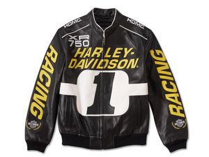 Veste de course en cuir Start Your Engines pour homme - Product Image 1