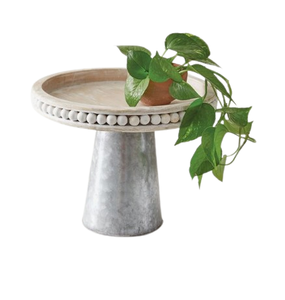 Herramienta de pastel hecha a mano india, soporte tipo Plato de pastel de Metal, centros de mesa, mesa de boda galvanizada, soporte para pastel - Product Image 1