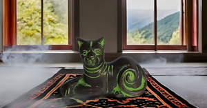 Estatuilla de gato Vintage de latón hecha a mano, estatua de Animal de gatito lindo, diseño Art Deco, característica, gatito, gato, pieza de exhibición - Product Image 2
