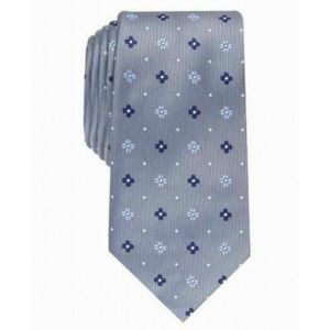 Corbata Clásica Elegante para Hombre, Color Gris, Talla Regular, Corbata de Moño, Jacquard Floral, con Rayas y Estampado de Puntos, de Seda, Algodón, Lana y Poliéster, Informal - Product Image 1