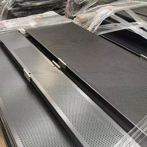 แผ่นเจาะรูสแตนเลสแผ่นผนังแบบมีรูพรุนแผงลมแผ่นผลิตภัณฑ์การผลิตโลหะ - Product Image 3