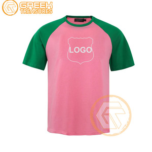 Venta al por mayor Alpha | Kapa Mujer Camiseta Sorority Apparel Jersey de algodón Camiseta transpirable de alta calidad Alpha Mujer Ropa griega - Product Image 1