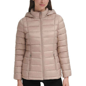 Doudoune matelassée pour femmes bulle mode hiver fermeture éclair compressible écologique coupe-vent nouveauté - Product Image 1