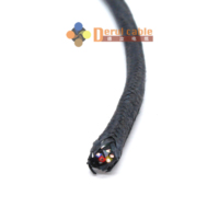 DERUL DERUL-A999 Cable de Conexión con Blindaje Trenzado de Cobre de Bajo Voltaje 0.6kV, Aislamiento de PE/PP, Corriente Nominal de 20A, para Drones Industriales, con Certificación CE