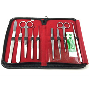 Kit de dissection et de suture en acier inoxydable de qualité supérieure pour les étudiants en médecine, réutilisable, certifié CE - Product Image 6