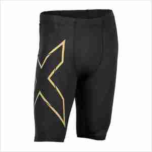 Pantalones cortos de compresión transpirables para Gimnasio Deportivo fáciles de usar con soporte muscular tela que absorbe la humedad para ropa de gimnasia - Product Image 1