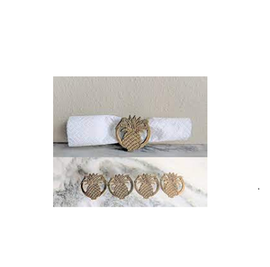 Llamativo servilletero de latón decorativo para bodas y fiestas Producto de gran oferta - Product Image 5