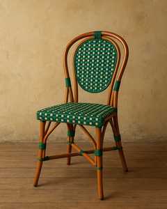 Chaise de salle à manger en rotin de bambou tissée à la main de qualité supérieure élégante et confortable pour jardins extérieurs Salons Hôtels de luxe Parcs - Product Image 1