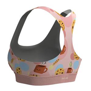 Soluciones de diseño a medida para Sujetador deportivo de calidad superior para mujeres con sublimación única y tela que mejora la comodidad - Product Image 6