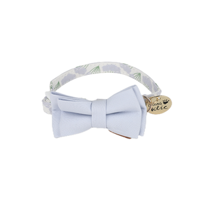 Modern Luxury Elegant Adjustable Durable Breathable XS <b>Dog</b> Collar Removable Bow Tie Dandelion Floral Pattern Personalized Soft - Product Image 1