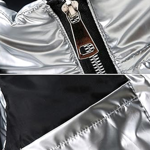 Chaleco acolchado con aislamiento ligero empacable para hombre, abrigo cálido de invierno, chaqueta sin mangas, chaleco brillante para hombre - Product Image 4