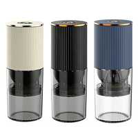 Moulin à café électrique portable rechargeable avec meule en céramique réglable Type C 1200mAh