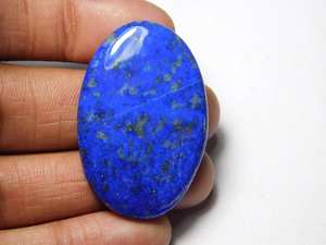 พรีเมี่ยมส่งออกคุณภาพ100% ธรรมชาติ Lapis Lazuli อัญมณี cabochons รูปไข่รูปทรงเรียบเครื่องประดับทำอัญมณีในอัตรา - Product Image 2