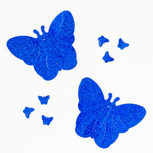 <b>Sequin</b> Special Shape Two Sided Holes Holographic Color, Selanusa - Product Image 1