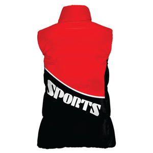 Chaqueta acolchada con cremallera y cuello levantado personalizada, abrigo de burbujas para exteriores con función de rompevientos, ropa personalizada - Product Image 2
