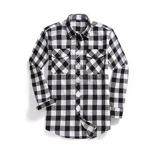 Logotipo impreso personalizado 100% algodón respetuoso con el medio ambiente transpirable de gran tamaño Camisa de franela para hombres Fabricación de Pakistán al por mayor - Product Image 2