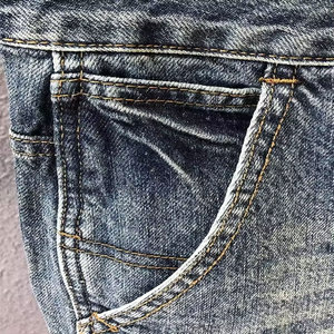Denim Summer Trendy Youth Straight Denim Slim Fit Casual <b>Retro</b> Fashion Clothes Shorts for Men 2024 - Product Image 3