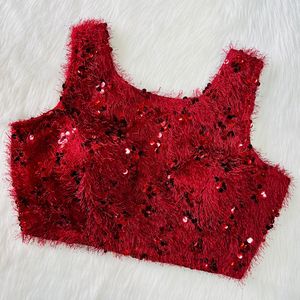 Alta Calidad Exclusivo Importado Tela Secuencia Trabajo Listo Blusa Bodas Fiestas Nuevo Concepto Estilo Indio Surat Mayorista - Product Image 5