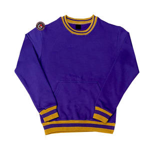 เสื้อสเวตเตอร์ปักลายโอเมก้าสำหรับผู้ชายเสื้อคอกลมปักลายพี่น้อง - Product Image 2