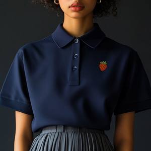 Nueva Llegada, Camiseta Polo a Precio Económico, Camisetas Polo Personalizadas al por Mayor para Mujer, Camiseta Casual Ajustada de Alta Calidad - Product Image 3