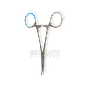 คีมผ่าตัดหยุดเลือดแบบใช้มือ ทนทาน ดีไซน์แบบตรงและโค้ง พร้อมระบบล็อค ผลิตจากสแตนเลส HERMANN MEDITECH HM-HF-4004 มาตรฐาน ISO13485 - Product Image 4