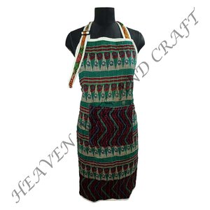 Vintage Kantha <b>Apron</b> Recycled Handmade Item Cotton Kantha Eco-Friendly <b>Apron</b> Eclectic Colorful Bohemian Kitchen Crafting Hobby - Product Image 1