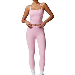 Soutien-gorge et legging de fitness respirants pour la gym Ensemble de yoga fabriqué au Pakistan Ensemble 2 pièces pour femmes - Product Image 5