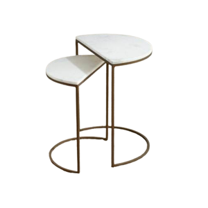 Mesas auxiliares de metal cuadradas para el hogar y la Oficina de estilo industrial moderno, con tapa de cristal para material de hierro sala de estar, dormitorio y exterior - Product Image 4