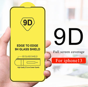 Protector <span class=keywords><strong>de</strong></span> Pantalla 9D <span class=keywords><strong>de</strong></span> Borde a Borde, Vidrio Templado para Móvil, Dureza 9H, Ultra Transparente, para <span class=keywords><strong>iPhone</strong></span>, Samsung, Mi - Product Image 1