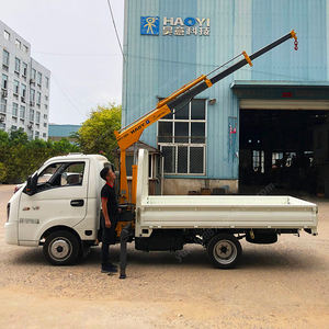 HAOY Grúa Hidráulica Pequeña de 1.3 Toneladas con Pluma Plegable Mini Grúa Montada en Camioneta Pickup - Product Image 2