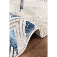 Tapis de sol pour enfants Wilto bleu clair et doux pour salon, salle de séjour, cuisine PF176