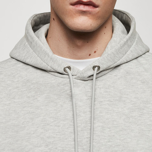 Sweat à capuche personnalisé avec logo pour homme, tissu respirant de haute qualité, prix de gros / Couleur unie avec capuche, hiver 2026, service OEM - Product Image 3