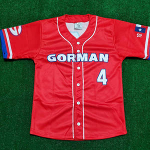 Conjunto de ropa de béisbol y softbol personalizado de alta calidad unisex, uniforme transpirable de secado rápido, servicio OEM ODM, botones de estilo unisex - Product Image 2