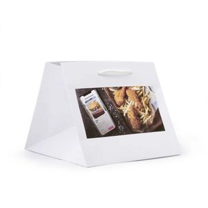 ถุงช้อปปิ้งกระดาษคราฟท์หนาแบบสี่เหลี่ยม ขนาด 35x31x35 ซม. เคลือบลามิเนต 4 สี แบบสั่งทำพิเศษ - Product Image 3