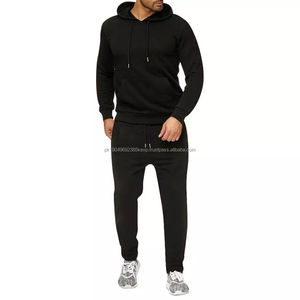 Ventes en gros d'usine, ensembles de survêtements de sport pour hommes grande taille, survêtements de haute qualité pour hommes, logo personnalisé, survêtement pour hommes - Product Image 6