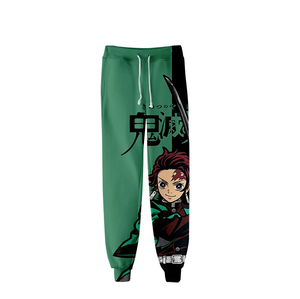 Kimetsu no Yaiba tomioka giyuu quần dài cho bé trai bé gái quần dài Demon Slayer Quần thể thao nam nữ Anime giặt Quần nam - Product Image 3