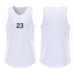 OEM personnalisé hommes débardeur maillots de sport respirant 100% coton vêtements de sport cou palangre longueur à la mode haut de musculation - Product Image 5