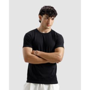 T-shirt Basique Coupe Musclée 100% Coton Jersey, T-shirts Oversize Imprimés Sérigraphiés, Design Vierge avec Caractéristiques Compressées - Product Image 3