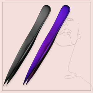 Pince à épiler à pointe pointue pour le façonnage des sourcils Pince à épiler professionnelle Pince à épiler à pointe pointue en acier inoxydable - Product Image 6