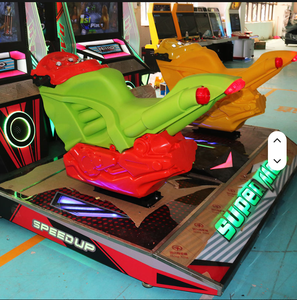 Machine de jeu d'arcade de course de supermoto à monnayeur, de luxe, 4D, en plastique, pour 2 joueurs, avec effets lumineux - Product Image 6