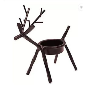 Metal Iron Black Reindeer Candle <b>Holder</b> Christmas Decorative Candle <b>Tealight</b> Candlestick Candle <b>Holder</b> in Reasonable Price - Product Image 3