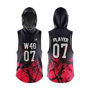 Camisetas de fútbol con bandera personalizada, estampado de transferencia de calor, 100% poliéster, 7on7, 7v7, transpirable, de talla grande, sin mangas, camisetas de equipo personalizadas - Product Image 4