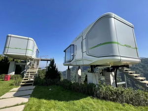 Casetta <span class=keywords><strong>Glamping</strong></span> in Vendita - Cabina Modulare Isolata <span class=keywords><strong>per</strong></span> Campeggio e Progetti di Eco-Turismo - Product Image 2