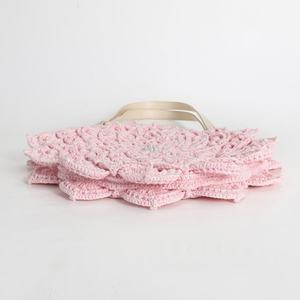 Bolso de Hombro con Patrón de Mandala Rosa Tejido a Mano, Venta al Por Mayor, Personalizado, Ideal para el Uso Diario - Product Image 4