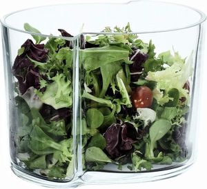 ชามแก้วใสสำหรับใส่ผลไม้ใช้ในชีวิตประจำวันชามใส่ป๊อปคอร์นแบบโค้งมน - Product Image 4